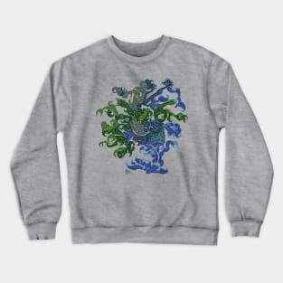 Neptune's Chariot - abstract art Crewneck Sweatshirt